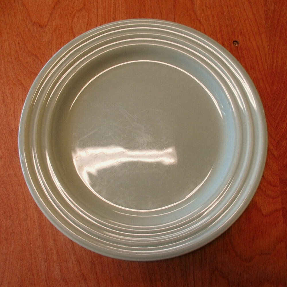 Pier 1—New Essentials [5 Available!] Sage Green Dinner Plate—Embossed 11 1/8”